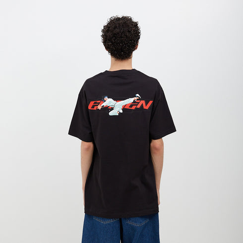 Evisen Wax On Kid T-Shirt Black 173718776 Degli Uberti